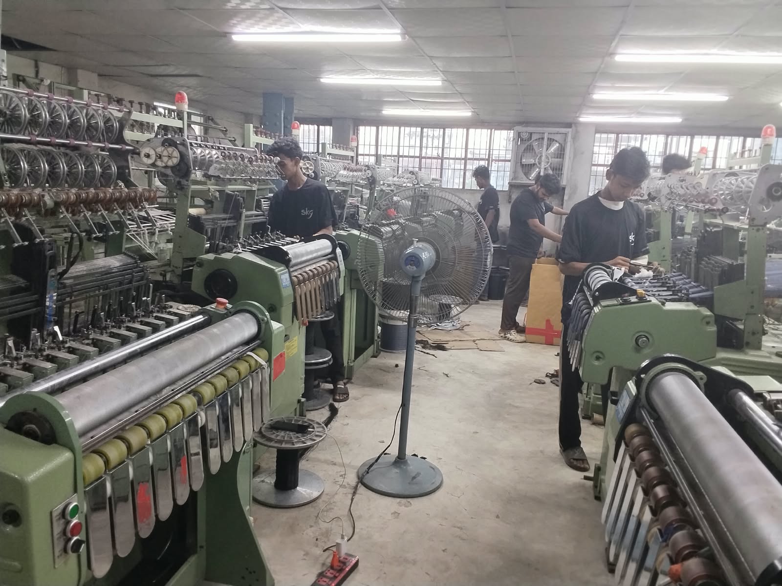 Narrow fabrics section