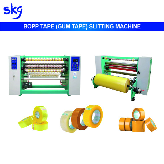 BOPP Tape (Gum Tape) Slitting Machine